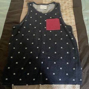 A light American flag tank top